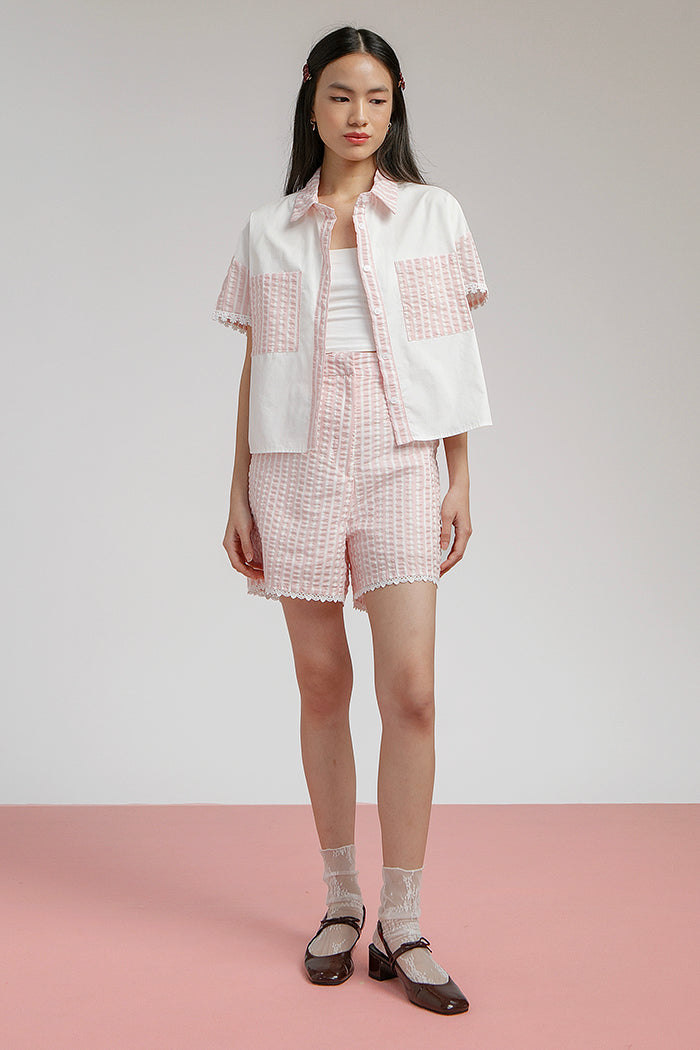 Pink Striped Gresham - Defect Sale