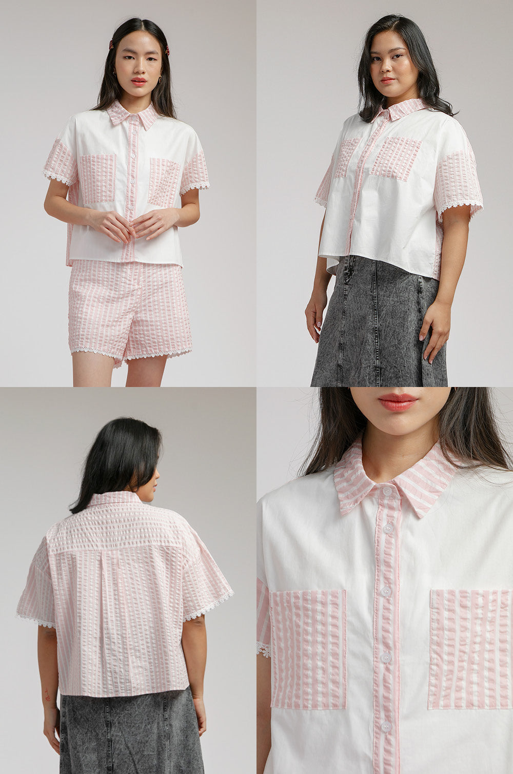 Pink Striped Gresham - Defect Sale
