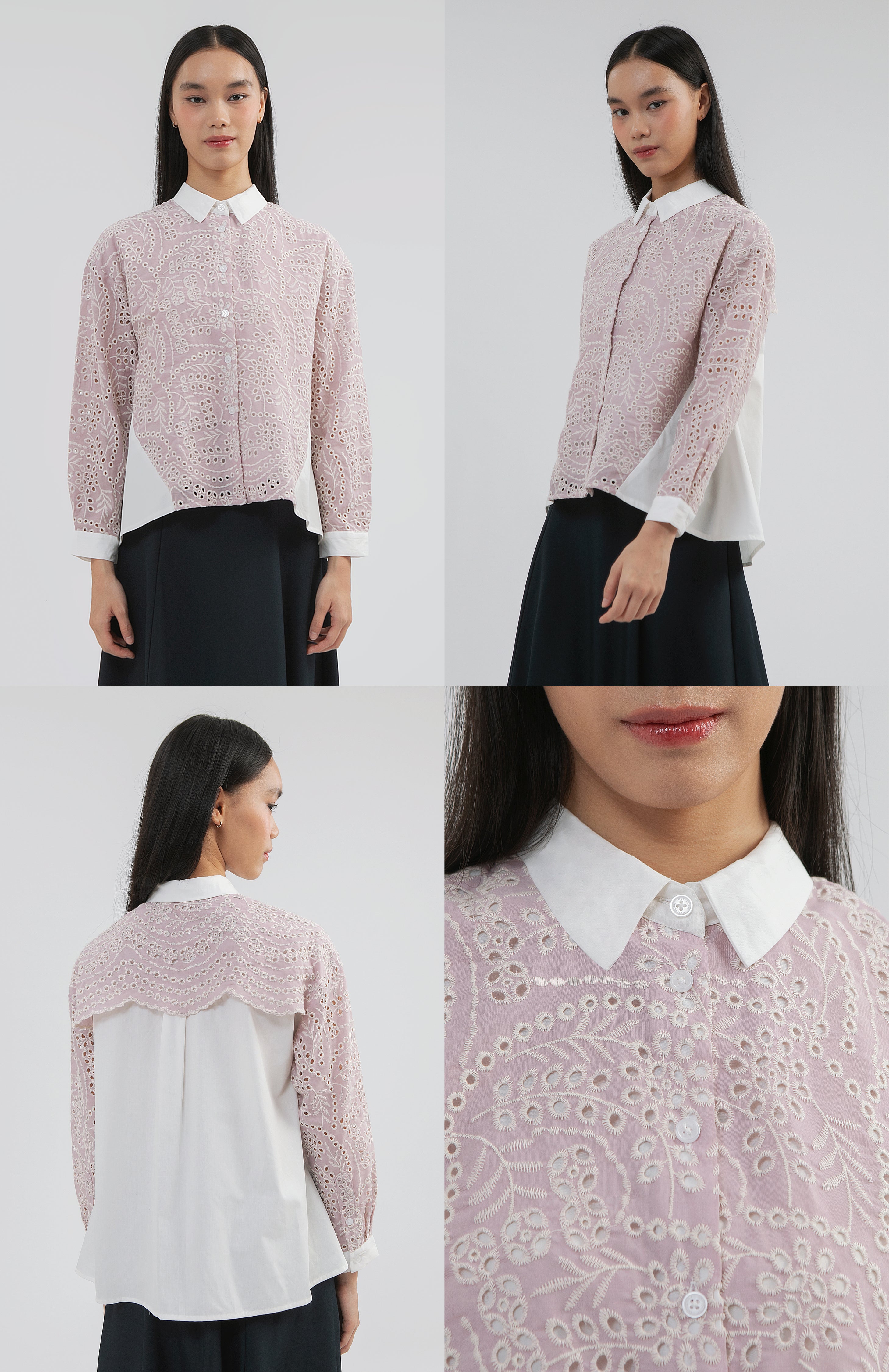 Pink Embroidered Badu