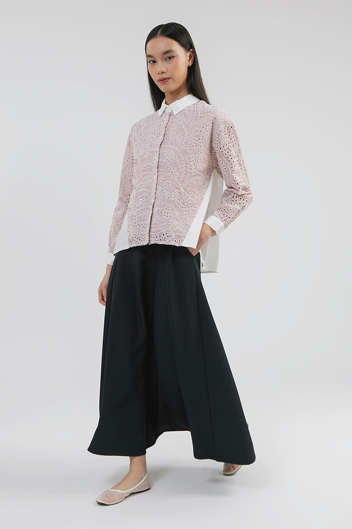 Pink Embroidered Badu