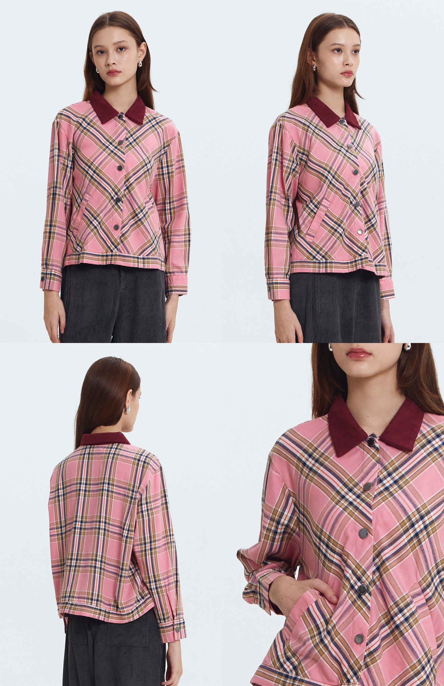 Pink Tartan Peponi