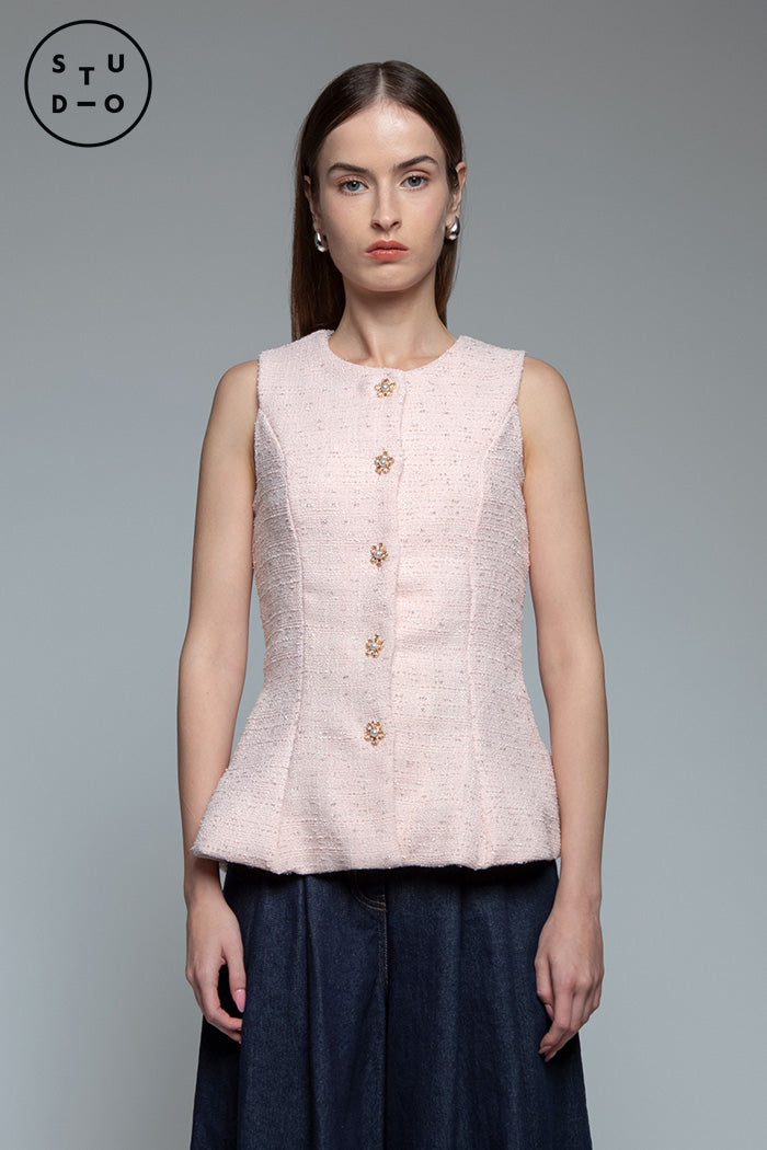 Pink Tweed Bell