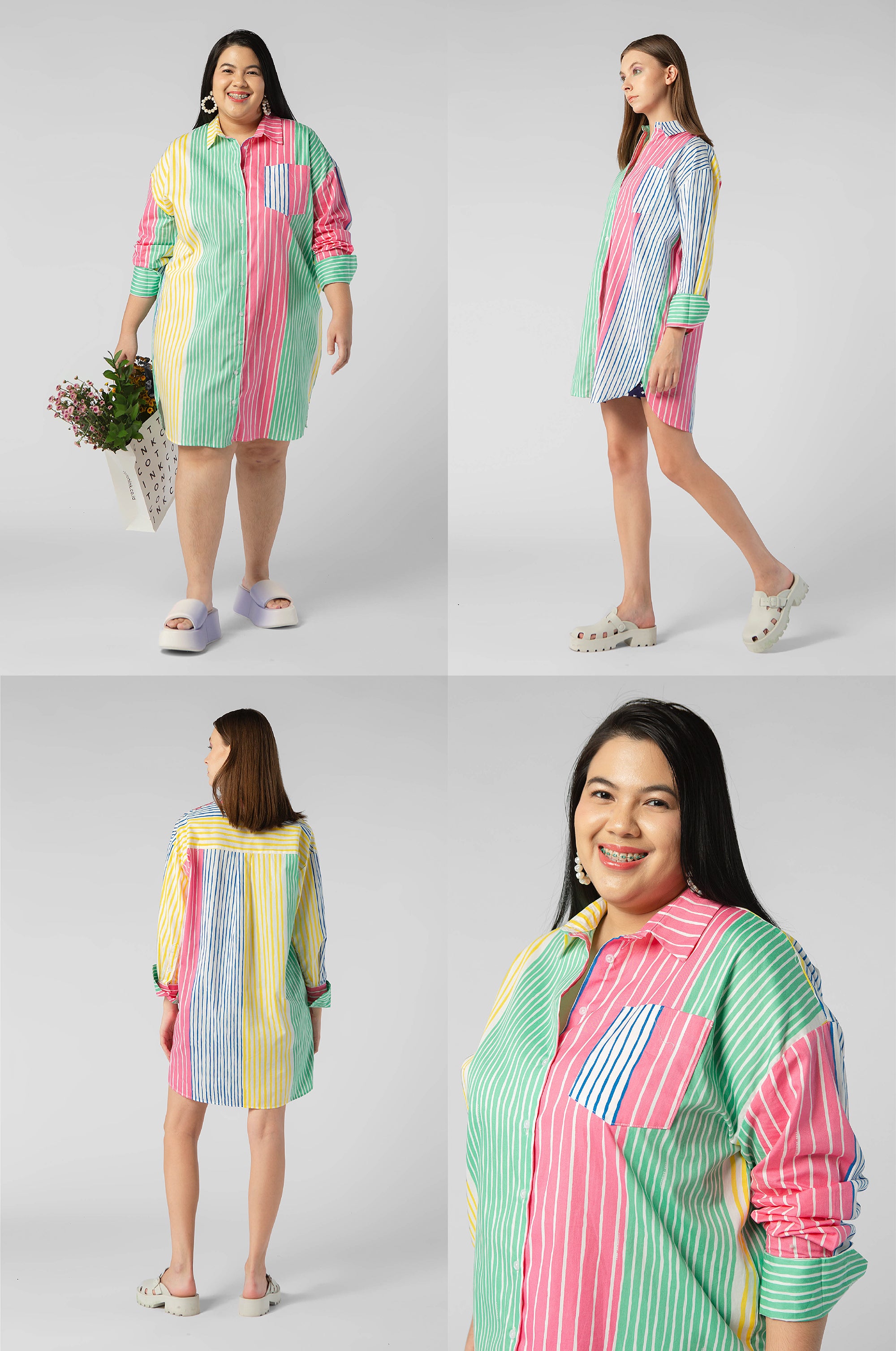 Rainbow Striped Hoku