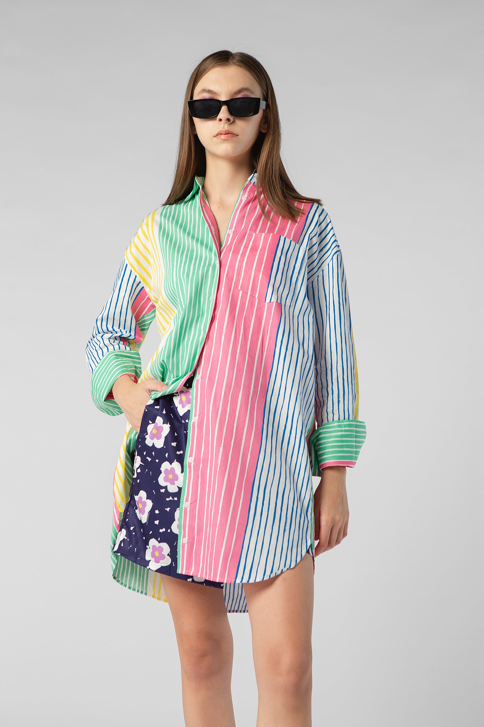 Rainbow Striped Hoku