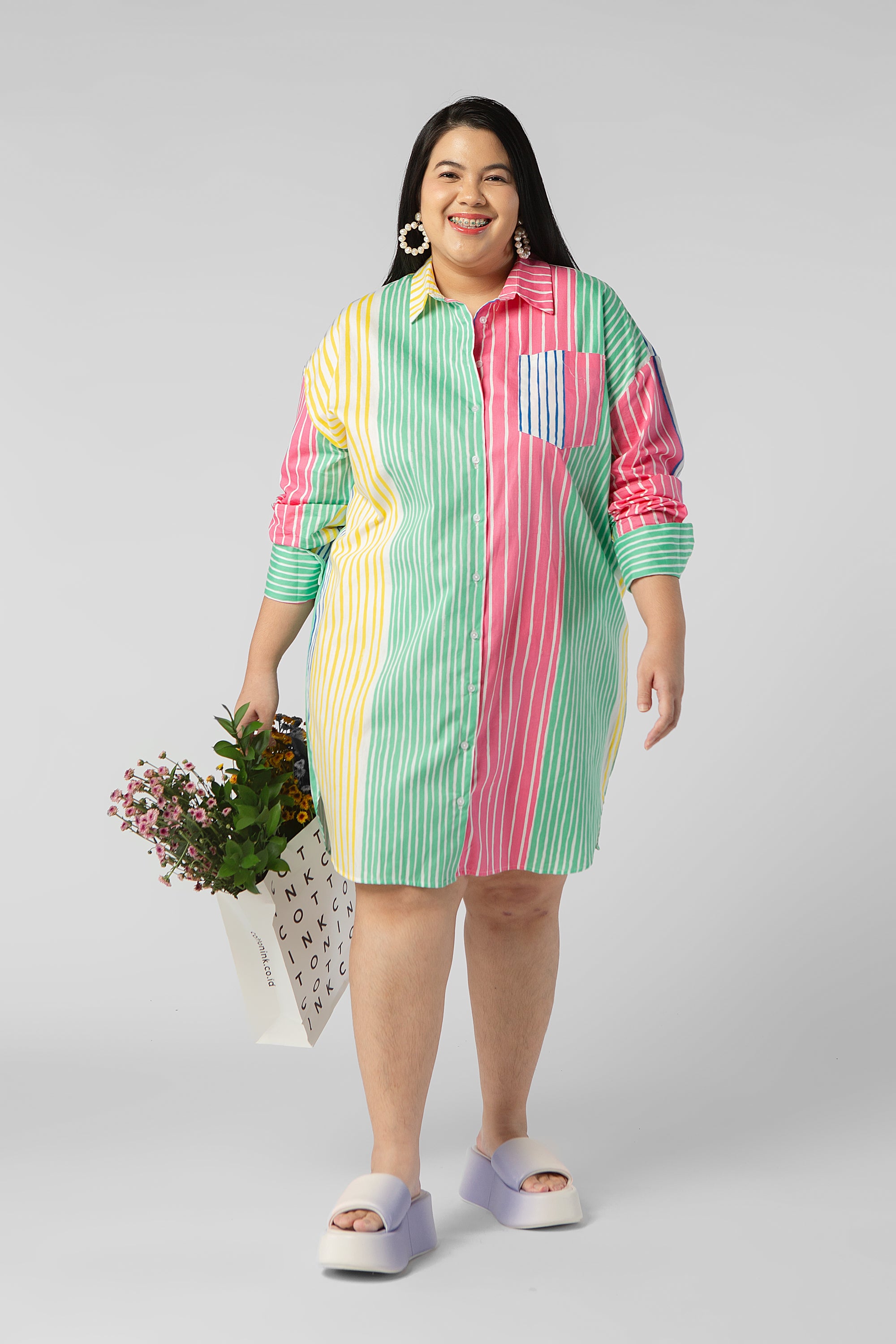 Rainbow Striped Hoku