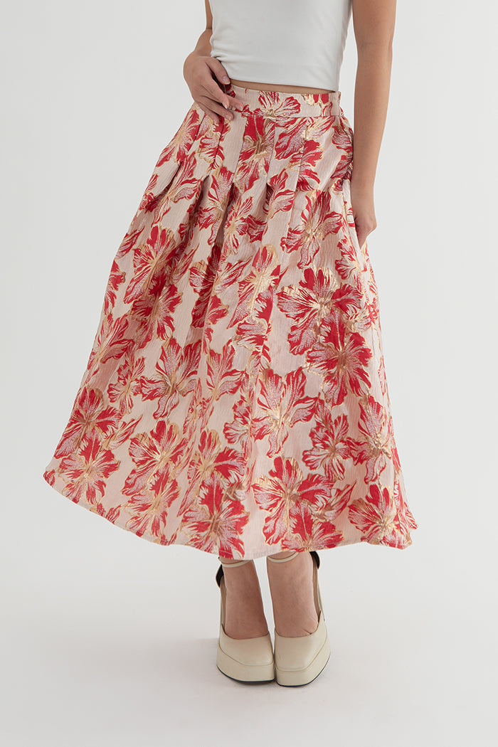 Red Floral Lira