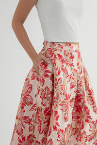Red Floral Lira