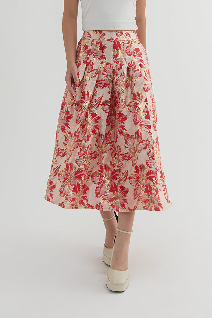 Red Floral Lira