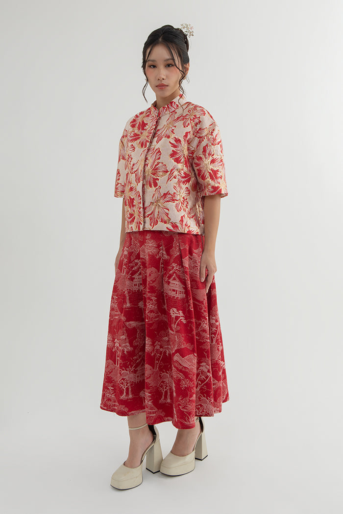 Red Floral Lumi