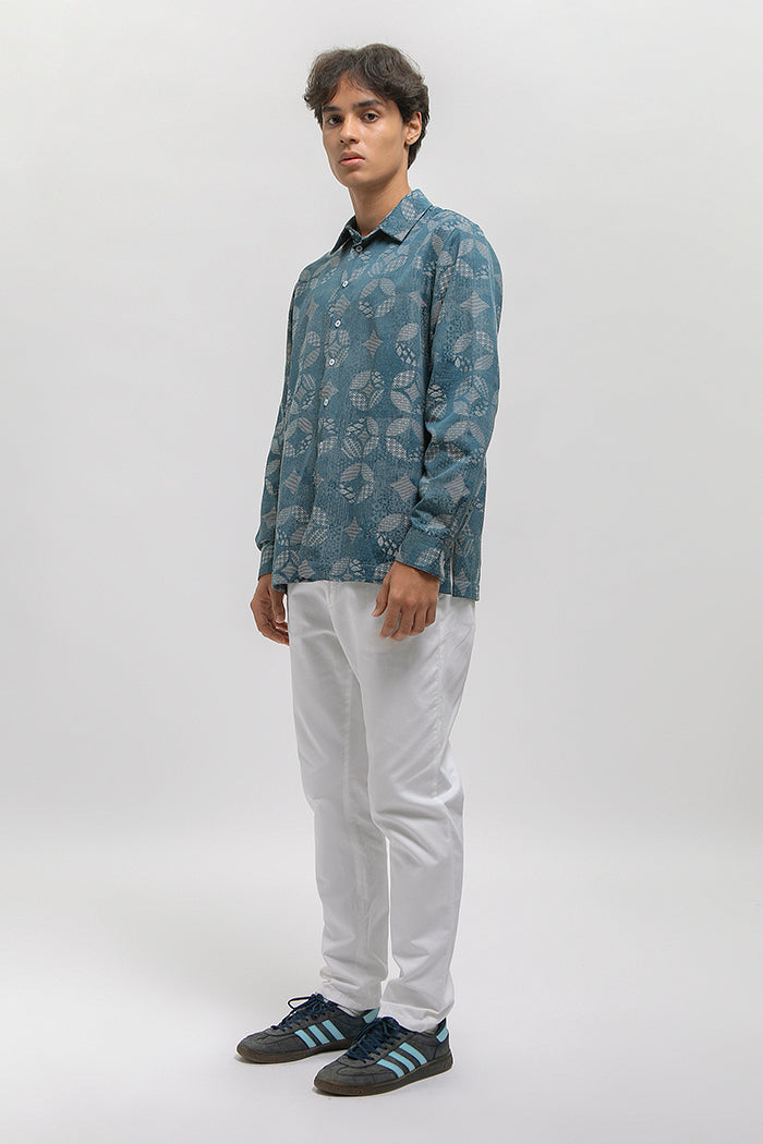 Sena Kawung Biru Laut