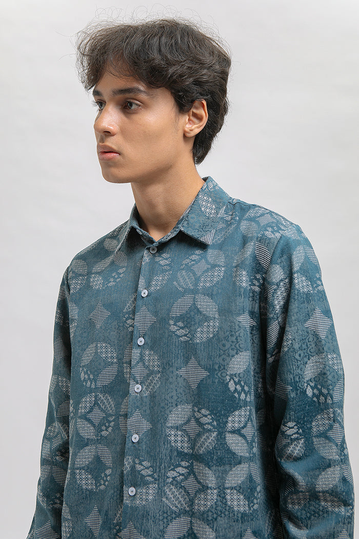 Sena Kawung Biru Laut