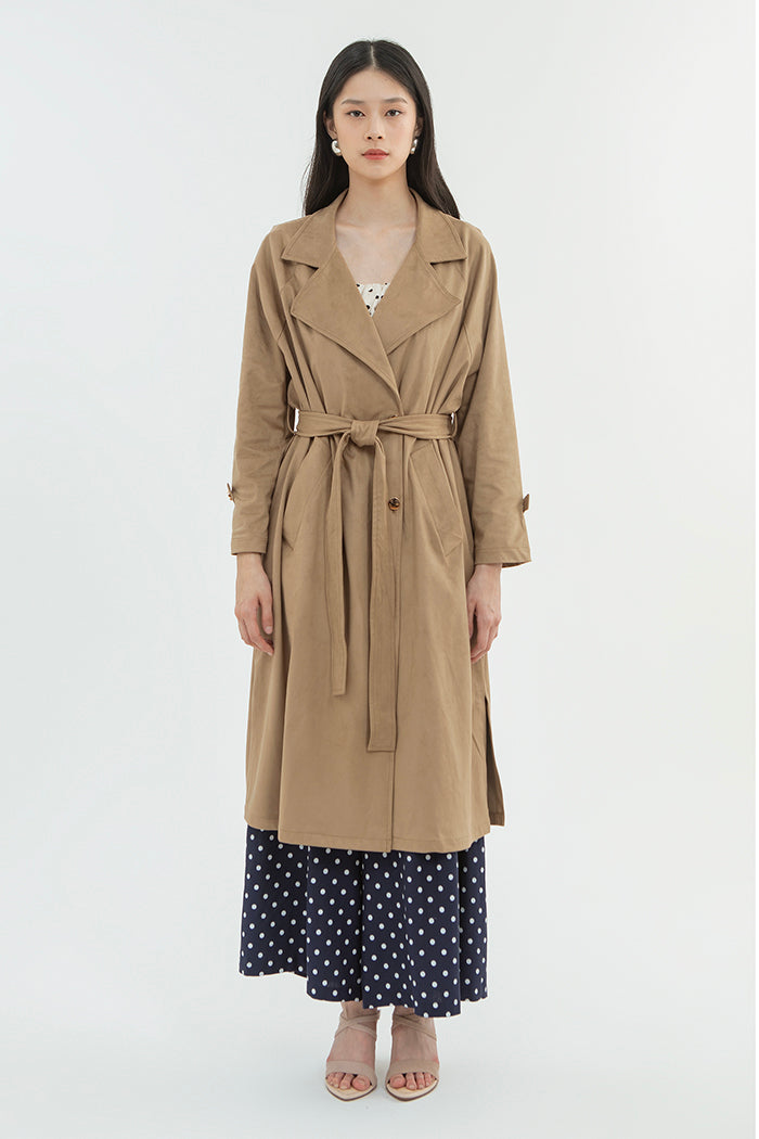 Taupe Suede Tatin