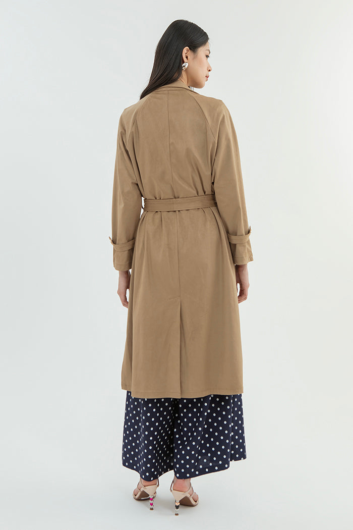 Taupe Suede Tatin