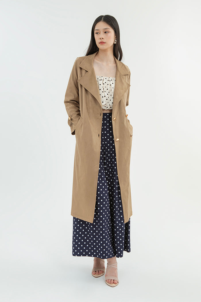 Taupe Suede Tatin