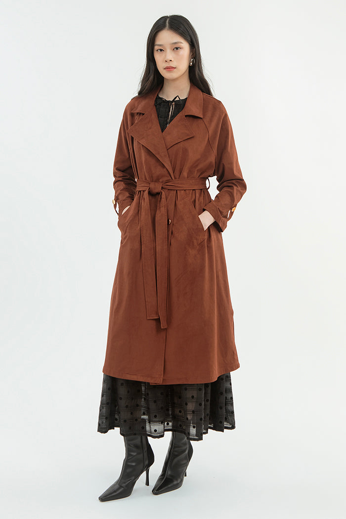 Walnut Suede Tatin