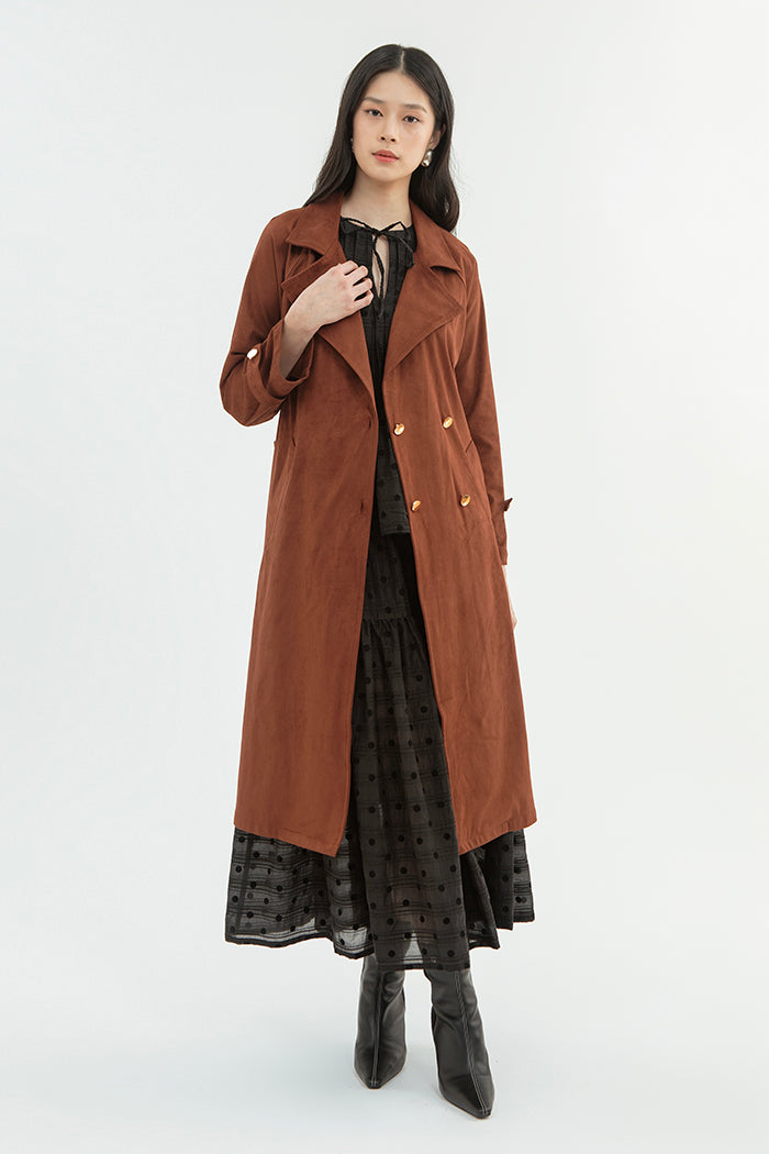 Walnut Suede Tatin