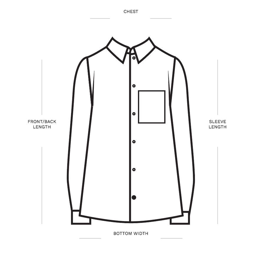 Product measurements — All Size (S-XL)
