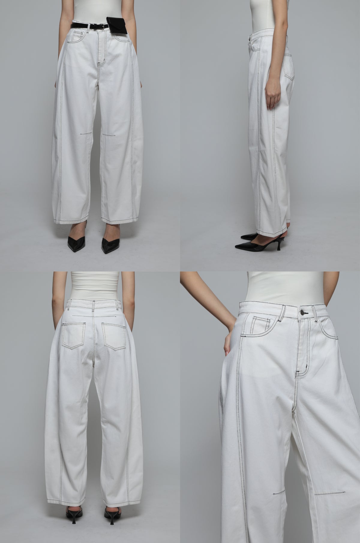 Off-white Denim Balser