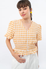 Yellow Gingham Milbio