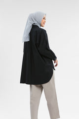 Syaline Hijab - Abby Shirt Black