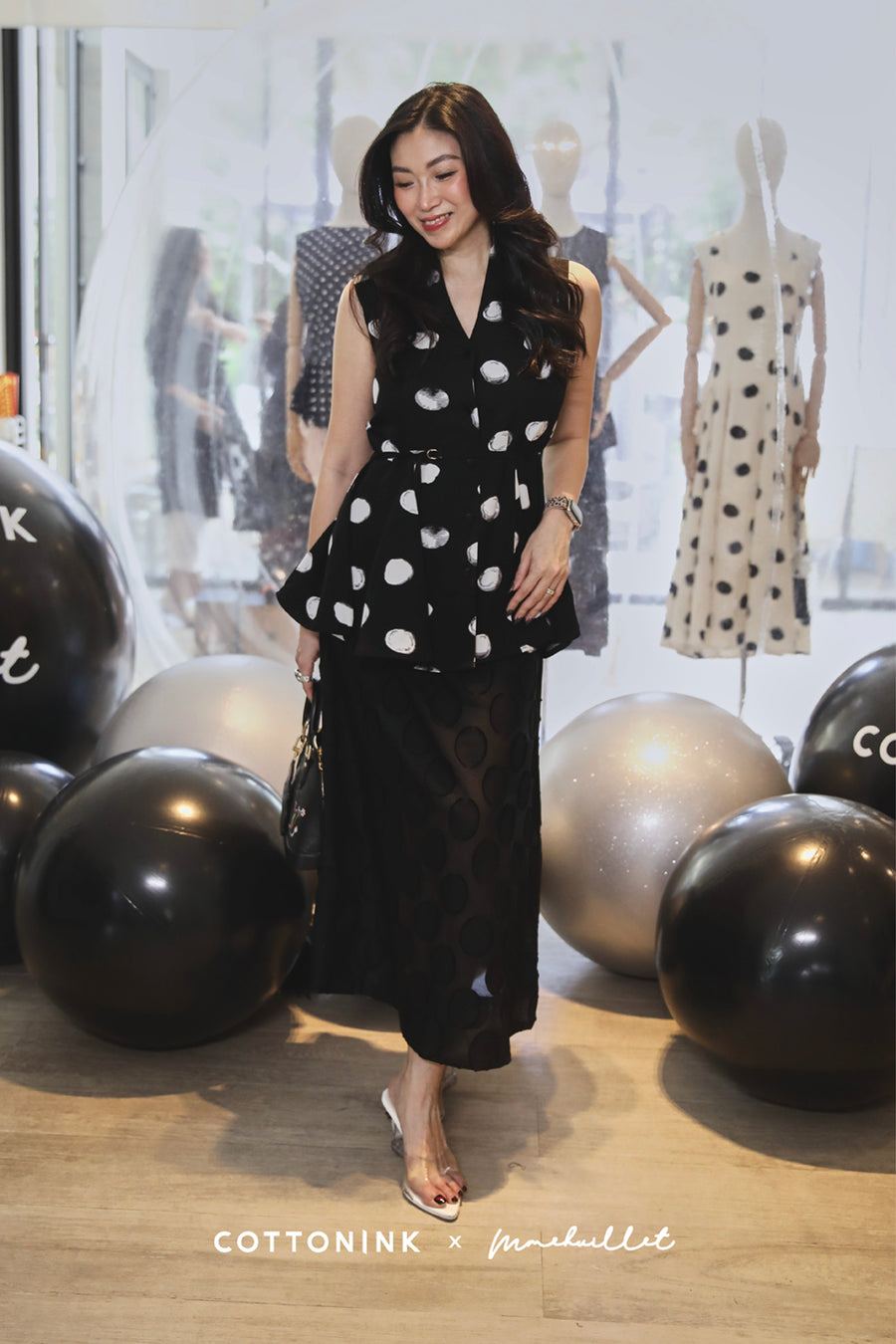 Black Polka Oceane