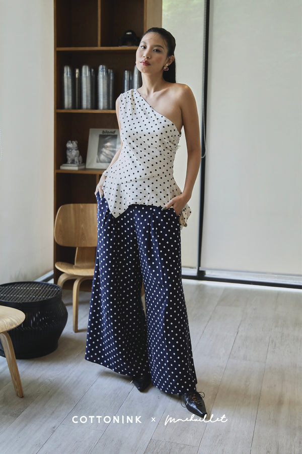 Linen Polka Plume - PO FEBRUARY