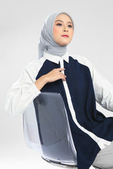 Syaline Hijab - Nina Shirt Navy Blue